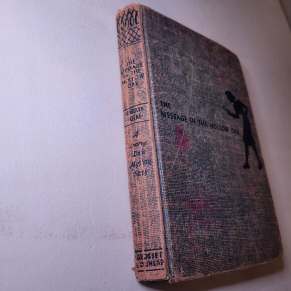 Old Nancy Drew Mystery Stories The Message in the Hollow Oak Carolyn Keene 1935 - Picture 7 of 9
